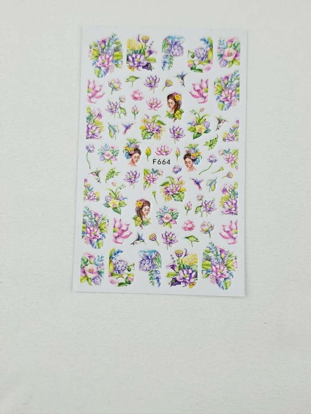 Trendy Self Adhesive Nails Art Transfer Sticker